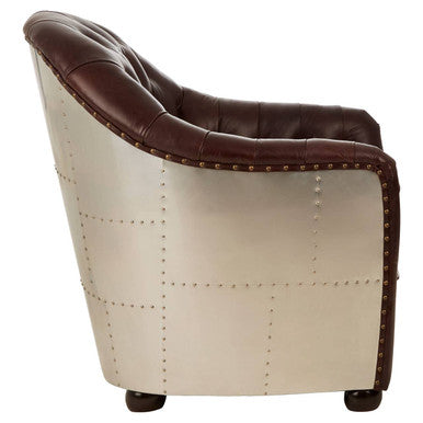 Victor Classic Armchair With Buttoned Back