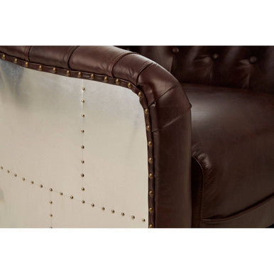 Victor Classic Armchair With Buttoned Back