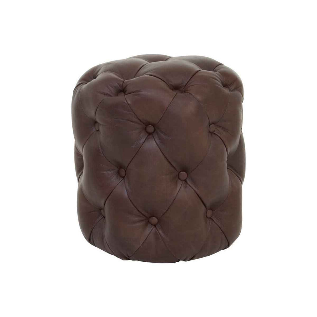 Victor Coffee Leather Stool