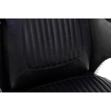 Victor Black Leather Sofa Chair