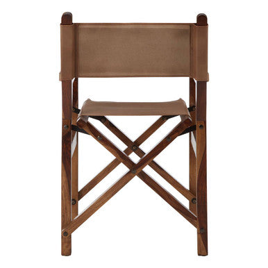 Buffalo Brown Leather Folding Chair