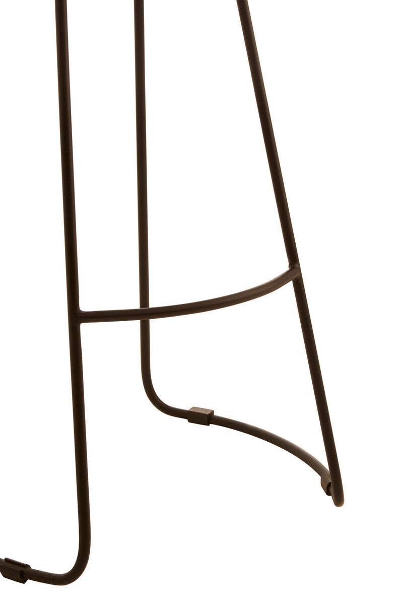 Buffalo Tan Leather Bar Stool - Image 6