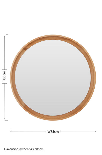 Kensington Townhouse Round Wall Mirror