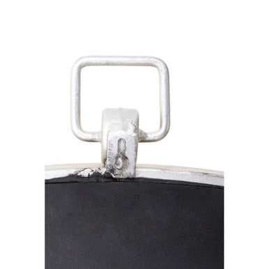 Jacen Silver Metal Frame Round Wall Mirror