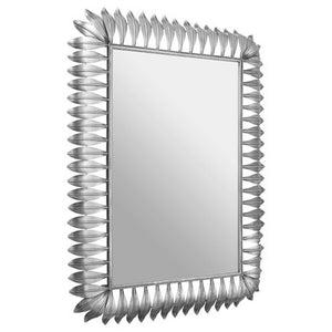 Merlin Silver Leaf Frame Wall Mirror