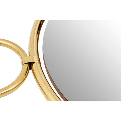 Meissa Gold Finish Pendant Wall Mirror