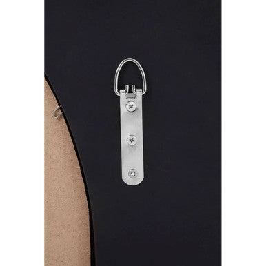 Athena Round Wall Mirror with Silver Finish