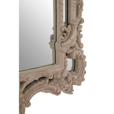 Vasari Antique Grey Ornate Wall Mirror - Image 5