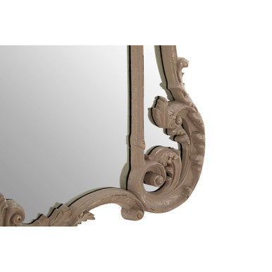 Haniel Antique Grey Finish Ornate Wall Mirror - Image 5