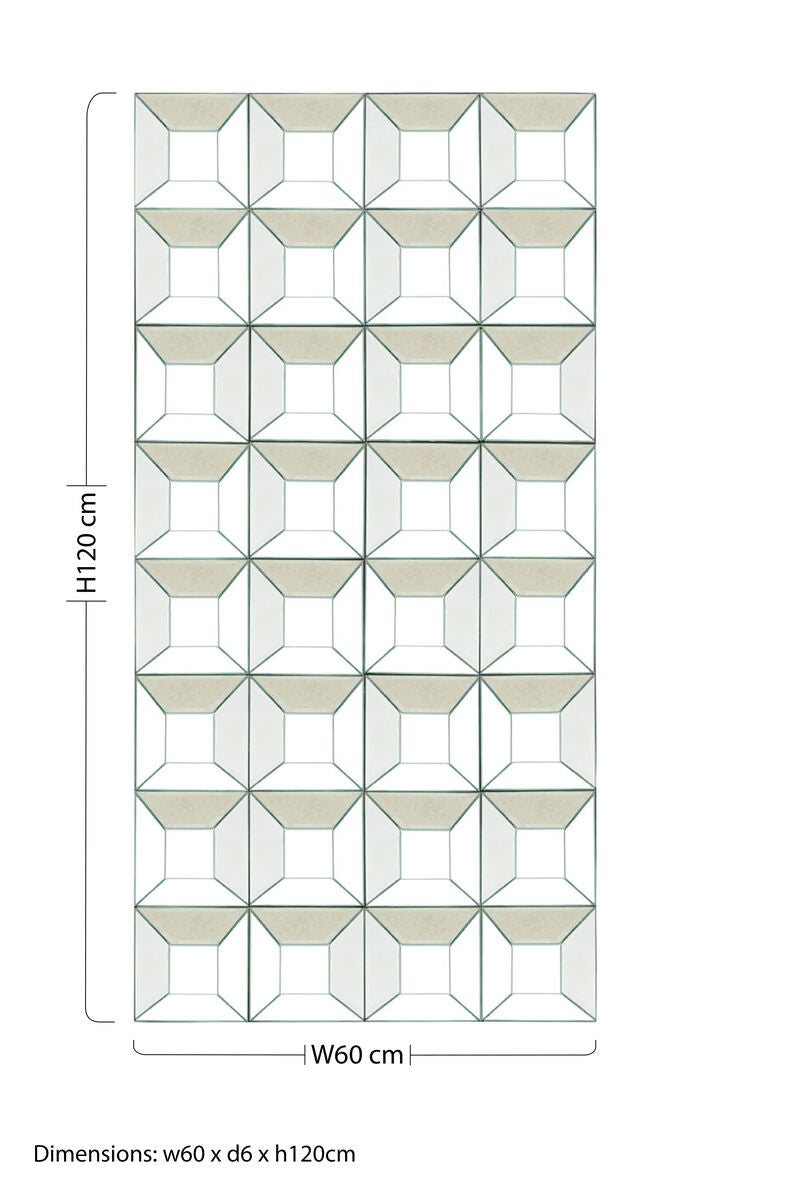 Torino Multi Glass Bevelled Wall Mirror - Image 6