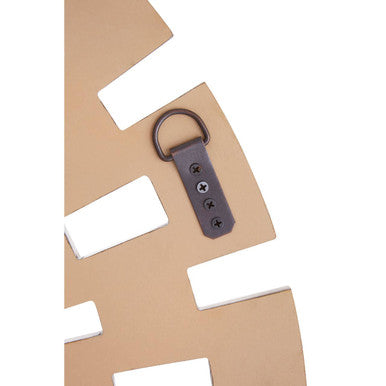 Geela Round Antique Silver Finish Wall Mirror