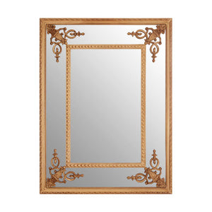 Gold Motifs Frame Wall Mirror | Marseille
