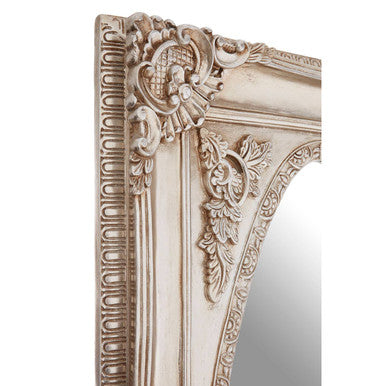 Marseille Champagne Oval Border Wall Mirror