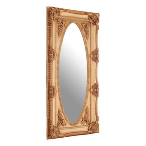 Marseille Gold Finish Oval Border Wall Mirror