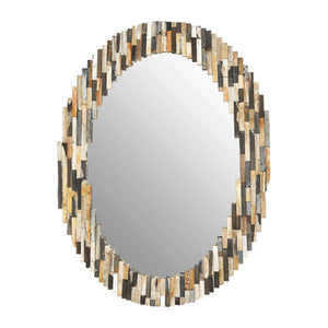 Multi Tile Oval Wall Mirror | Relic