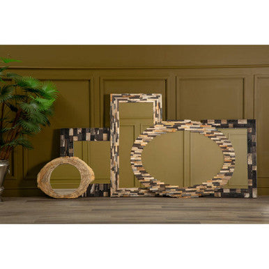 Relic Multi Tile Oval Wall Mirror