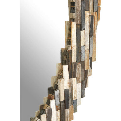 Relic Multi Tile Oval Wall Mirror