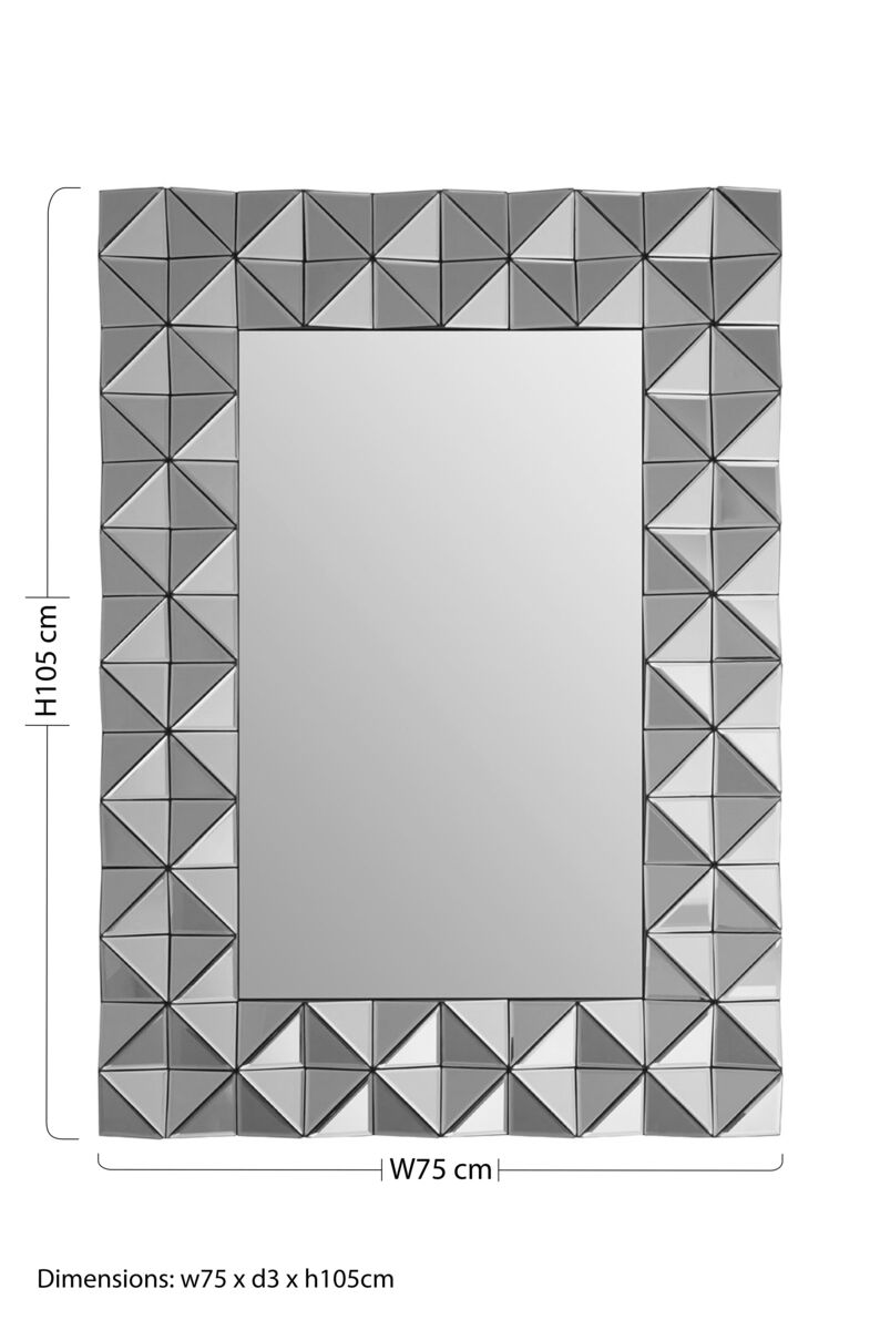Soho 3D Geometric Wall Mirror - Image 5