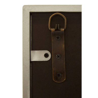 Descartes Silver Grid Frame Wall Mirror - Image 6