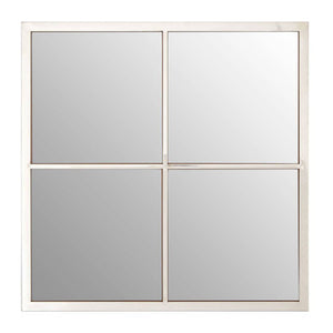Descrates Square Window Pane Wall Mirror