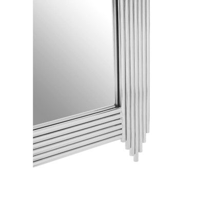 Clarice Stainless Steel Frame Wall Mirror - Image 4