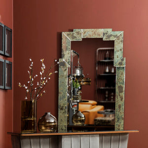 Riza Rectangular And Cut Out Frame Wall Mirror