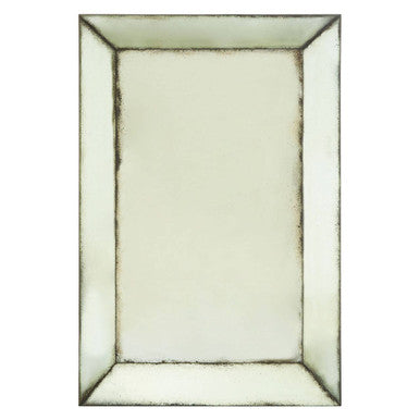 Rectangular frame with a textured border on a white background
