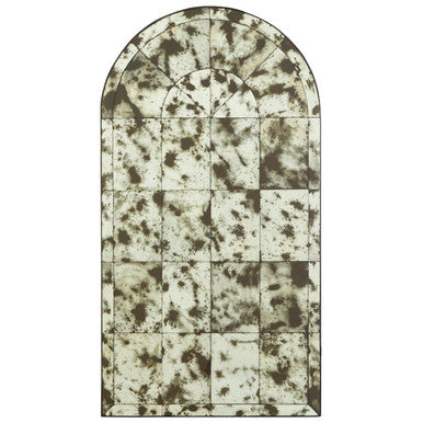 Riza Arched Antique Wall Mirror