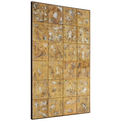 Riza Antique Gold Wall Mirror