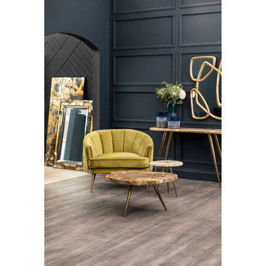 Riza 3D Black And Gold Finish Wall Mirror