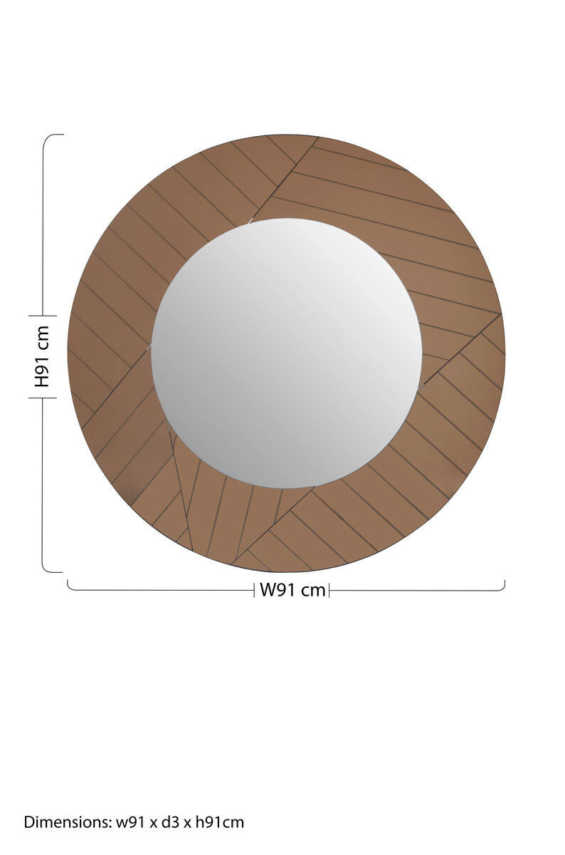 Roza Round Wall Mirror