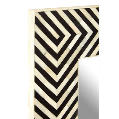 Boho Bone Inlay Frame Wall Mirror