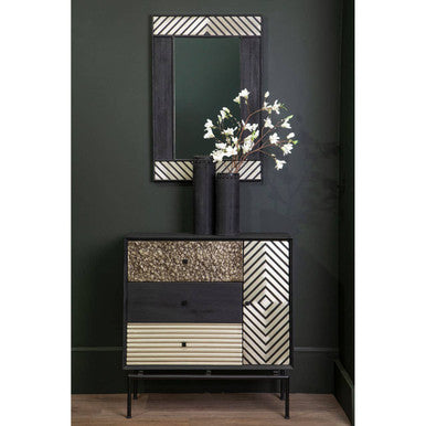 Boho Black Wall Mirror - Image 5