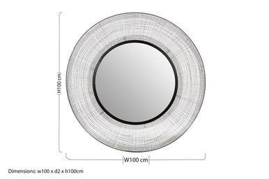 Trento Circular Wall Mirror
