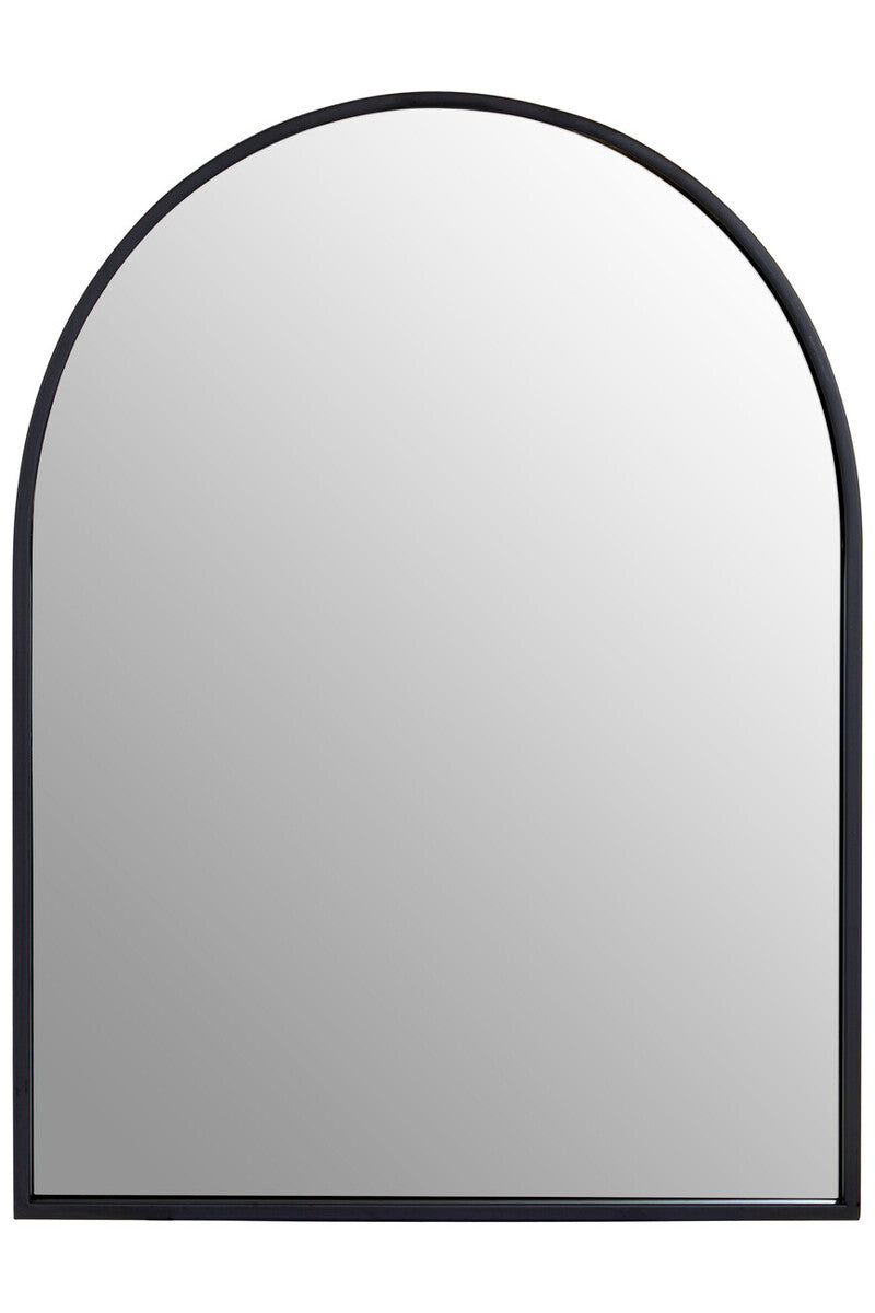 Trento Black Frame Arch Wall Mirror