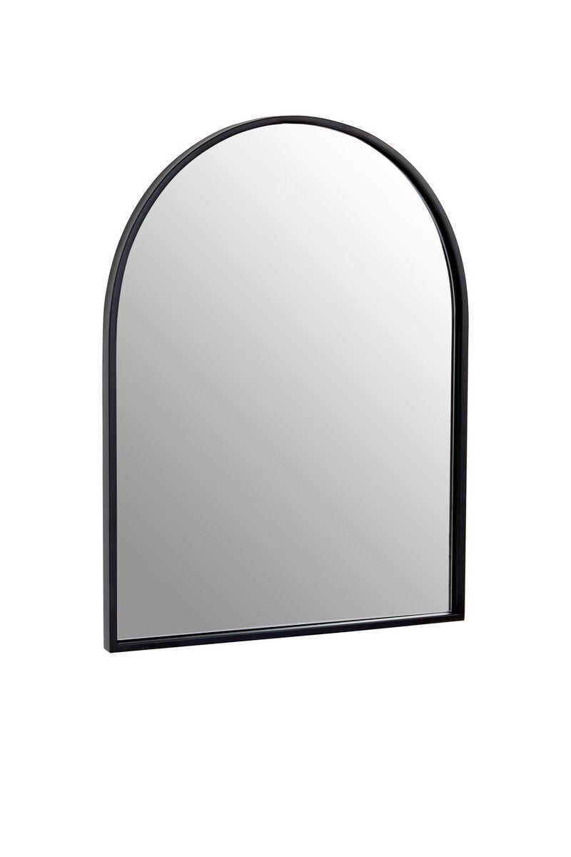 Trento Black Frame Arch Wall Mirror