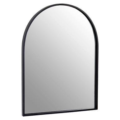 Trento Small Black Metal Wall Mirror