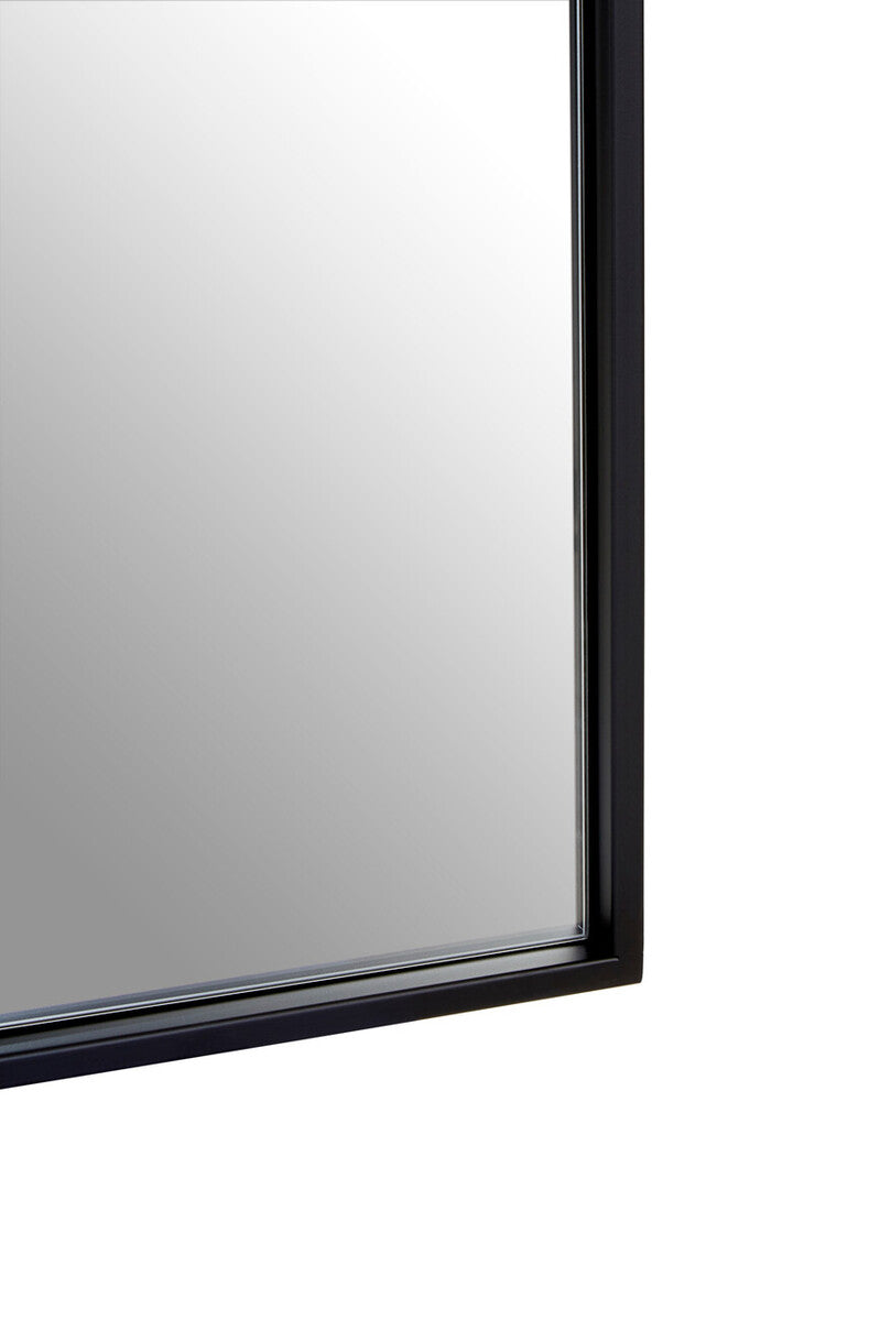 Trento Black Frame Arch Wall Mirror