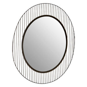 Trento Linear Lines Frame Wall Mirror