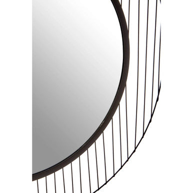 Trento Linear Lines Frame Wall Mirror