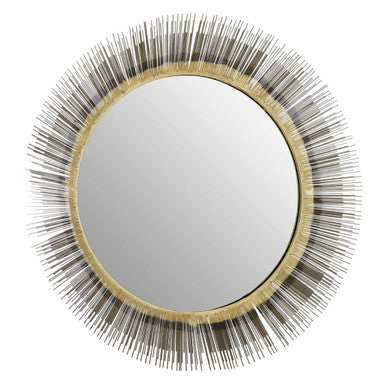 Templar Brass Finish Wall Mirror