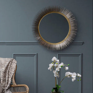 Brass Finish Wall Mirror | Templar