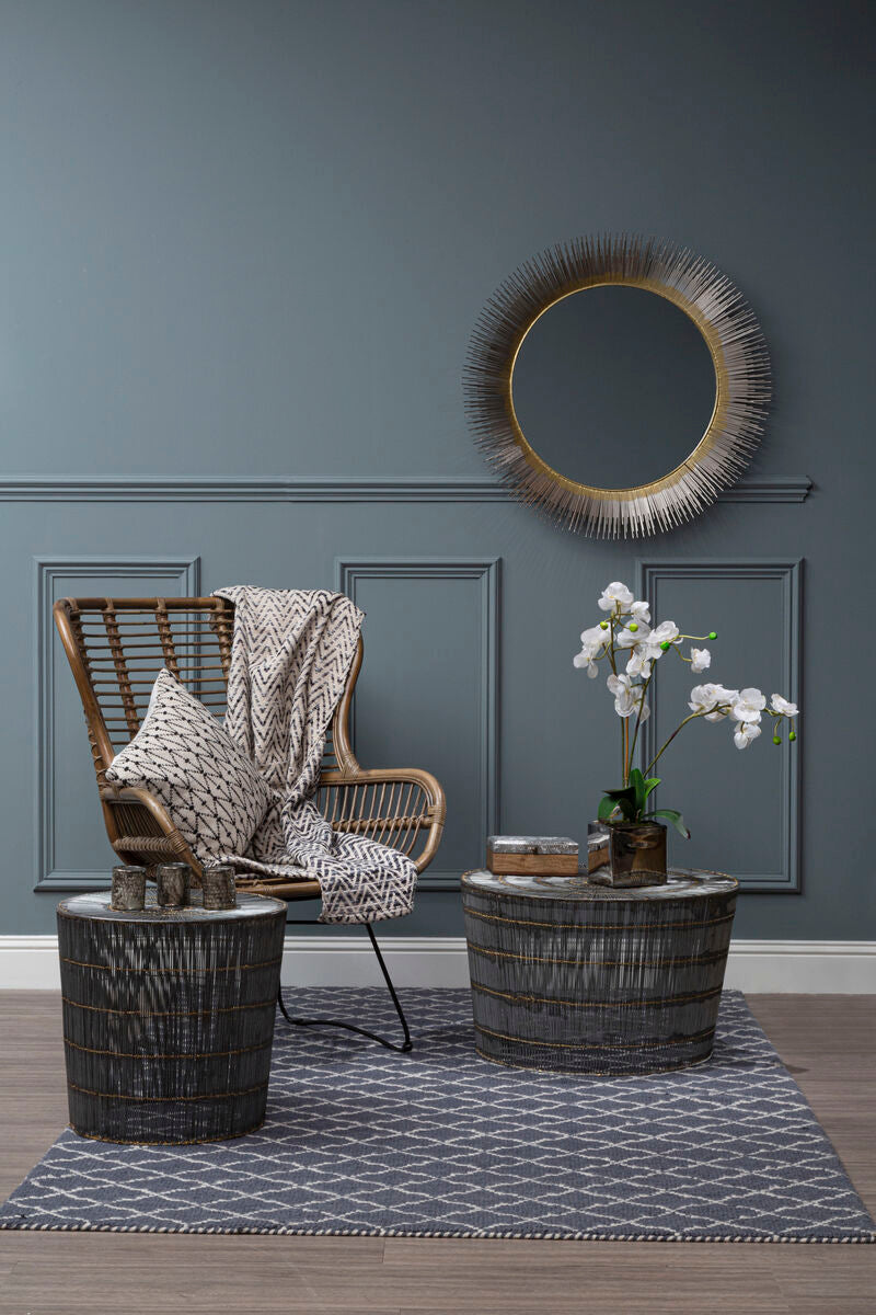 Templar Brass Finish Wall Mirror