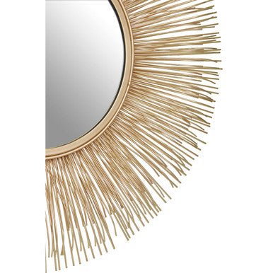 Templar Gold Finish Sunburst Wall Mirror - Image 4