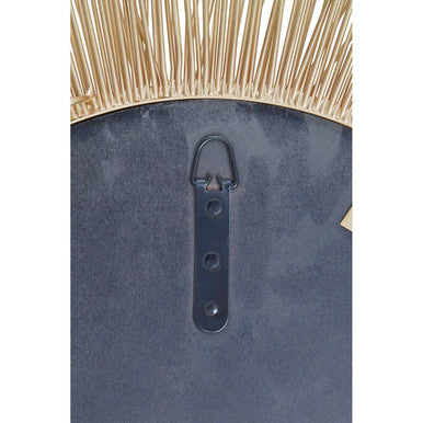 Templar Gold Finish Sunburst Wall Mirror
