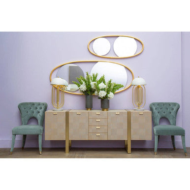 Villi Large Oval Wall Mirror
