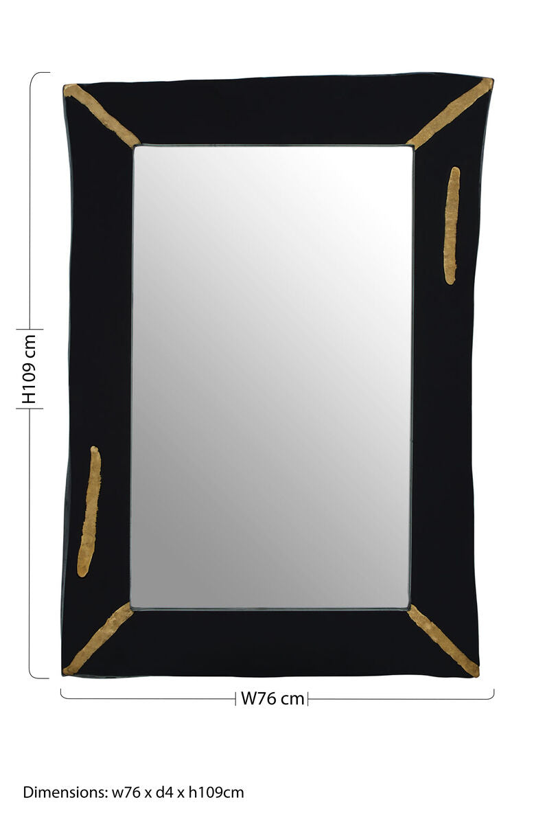 Asamra Black Wall Mirror