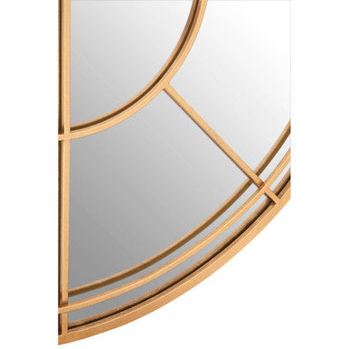 Beauly Gold Finish Round Wall Mirror - Image 4