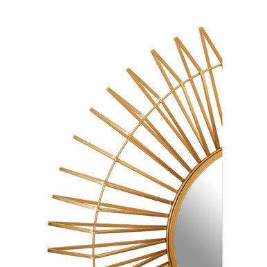 Beauly Round Gold Wall Mirror