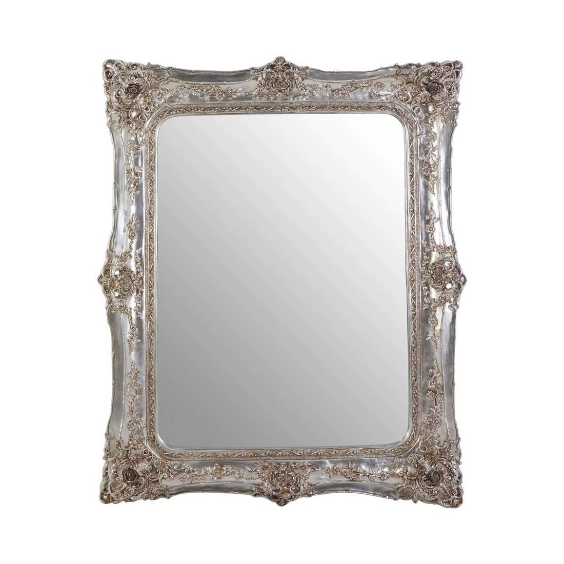 Marseille Champagne Baroque Style Wall Mirror